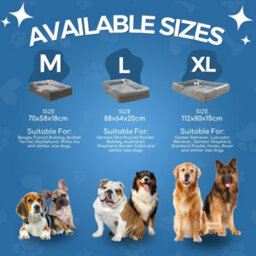 Fur & Bone Orthopedic Dog Bed Large 88 X 64 X 20 Cm - Washable Plush Velvet Pet Bed With Memory Foam Cushion And Non-Slip Base - thumbnail 7