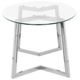 Beliani Coffee Table Fresno Glass Silver - thumbnail 5