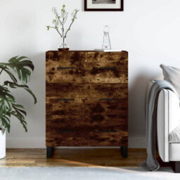 Berkfield Classic Sideboard Smoked Oak 69.5X34X90 Cm Engineered Wood - thumbnail 2