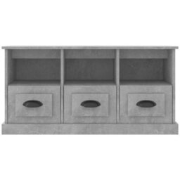 Berkfield Durable Tv Cabinet Concrete Grey 100X35X50 Cm Engineered Wood - thumbnail 6