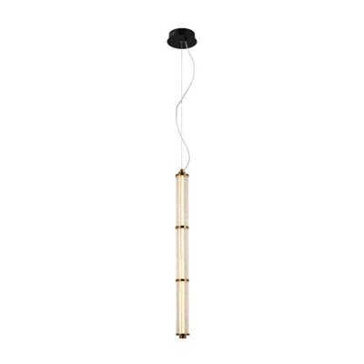 Luminosa Lighting Luminosa Sanpo 85Cm Slim Pendant Ceiling Light Black 3000K Warm White - image 1