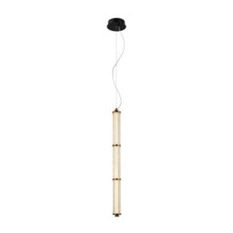 Luminosa Lighting Luminosa Sanpo 85Cm Slim Pendant Ceiling Light Black 3000K Warm White
