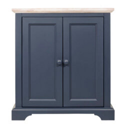 Statement Furniture Florence Corner Sideboard With Cupboard - Navy Blue