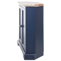 Statement Furniture Florence Corner Sideboard With Cupboard - Navy Blue - thumbnail 3