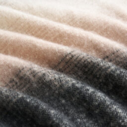 Allure Bath Fashions Ombre Faux Mohair Throw - Soft Fringed Blanket 130 X 170Cm - Grey - thumbnail 5