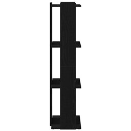Berkfield Bookcase 3-Tier Black 60X30X120 Cm Engineered Wood - thumbnail 5