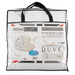 Homescapes Kids 10.5 Tog Goose Feather & Down Duvet - thumbnail 1