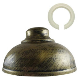 29Cm Brushed Brass Ceiling Lamp Shade Metal Pendant Light Shade For Kitchen & Living Room - thumbnail 5