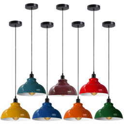 Ledsone Industrial Vintage Retro Style Ceiling Hanging Pendant Light Chandelier - thumbnail 7