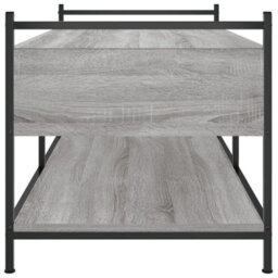 Berkfield Stylish Coffee Table Grey Sonoma 99X50X50 Cm Engineered Wood - thumbnail 7