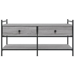 Berkfield Stylish Coffee Table Grey Sonoma 99X50X50 Cm Engineered Wood - thumbnail 6