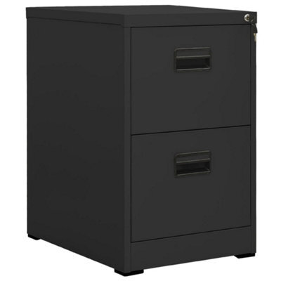 Berkfield Filing Cabinet Anthracite 46X62X72.5 Cm Steel - image 1