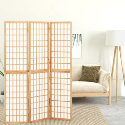 Berkfield Folding 3-Panel Room Divider Japanese Style 120X170 Cm - image 1