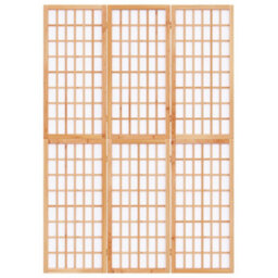 Berkfield Folding 3-Panel Room Divider Japanese Style 120X170 Cm - thumbnail 3