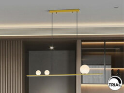 Luminosa Lighting Luminosa Mila Bar Pendant Ceiling Light Gold Led 3000K - Uk Stock - thumbnail 1