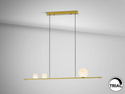 Luminosa Lighting Luminosa Mila Bar Pendant Ceiling Light Gold Led 3000K - Uk Stock - thumbnail 4