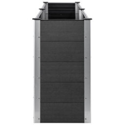 Berkfield Garden Raised Bed 200X100X91 Cm Wpc Grey - thumbnail 4