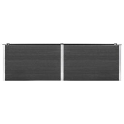 Berkfield Garden Raised Bed 200X100X91 Cm Wpc Grey - thumbnail 3