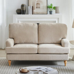 Furniture in Fashion Hampshire Fabric 2 Seater Sofa In Stone - thumbnail 2