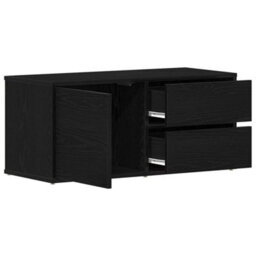 Walplus Tv Stand With Drawer Black 80 X 34 X 35.5 Cm Engineered Wood - thumbnail 5