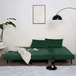 Aurora Double Sofa Bed  Green Velvet - thumbnail 2