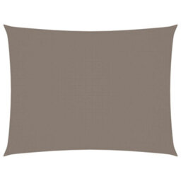 Berkfield Sunshade Sail Oxford Fabric Rectangular 6X8 M Taupe