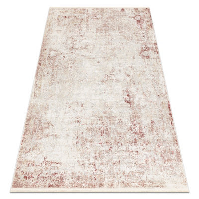 RugsX Distin 0828A Pink / Powder / White Modern Carpet - Abstraction, Vintag  140X190 Cm - image 1