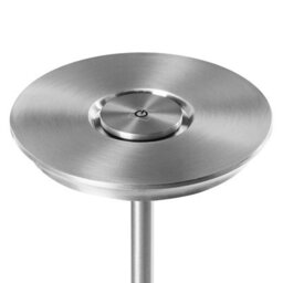 Wyld And Coco Glamora Wireless Table Lamp Silver Metal Usb-C Rechargeable Dimmable Ambient Light - thumbnail 4