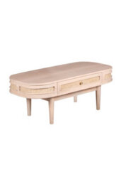 Tickhill Cane And Wooden 1 Drawer Coffee Table - thumbnail 2