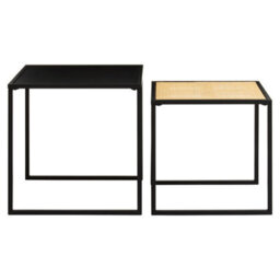 Orsina Space Saving Nest Of Two Tables, Modern Side Tables By Couch, Sturdy And Durable Modern Nesting Table - thumbnail 3