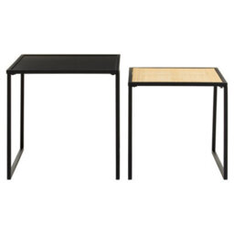 Orsina Space Saving Nest Of Two Tables, Modern Side Tables By Couch, Sturdy And Durable Modern Nesting Table - thumbnail 2