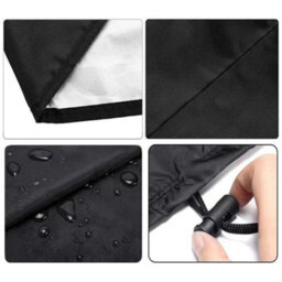 Black Hanging Chair Cover 190 X 115 Cm, Waterproof Wicker Garden Cover, And - thumbnail 5