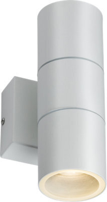 Luminosa Lighting Luminosa Gu10 Up And Down Wall Light - White 230V Ip54 2X20W - image 1