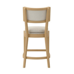 Where Saints Go Ltd Meg Counter Stool, Frost Linen Blend Cushion Seat, Light Oak Birch Frame, 68Cm By Where Saints Go - thumbnail 6