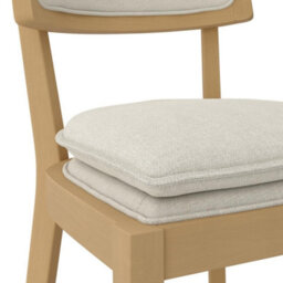 Where Saints Go Ltd Meg Counter Stool, Frost Linen Blend Cushion Seat, Light Oak Birch Frame, 68Cm By Where Saints Go - thumbnail 7