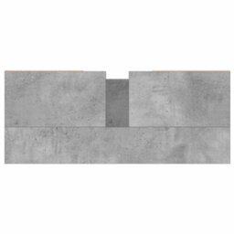 Berkfield Industrial Bathroom Cabinet Concrete Grey 80X33X60 Cm Engineered Wood - thumbnail 9