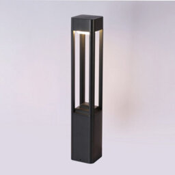 Luminosa Lighting Luminosa Nutri 80Cm Outdoor Bollard Black 3000K Warm White Ip54 - thumbnail 3
