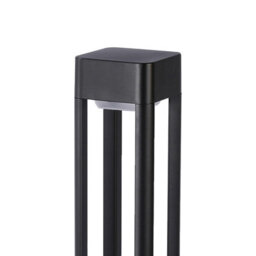 Luminosa Lighting Luminosa Nutri 80Cm Outdoor Bollard Black 3000K Warm White Ip54 - thumbnail 2