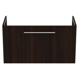 Ideal Standard I.life S Matt Coffee Brown Oak Effect Wall-Mounted Vanity Unit & Basin Set With 1 Chrome Effect Handle (W)800mm (H)440mm - thumbnail 7