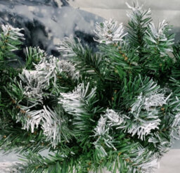 Premier Decorations Limited 4 X Artificial Christmas Garland Snow Tipped Green Garland Premier Decor 2.7M - thumbnail 5