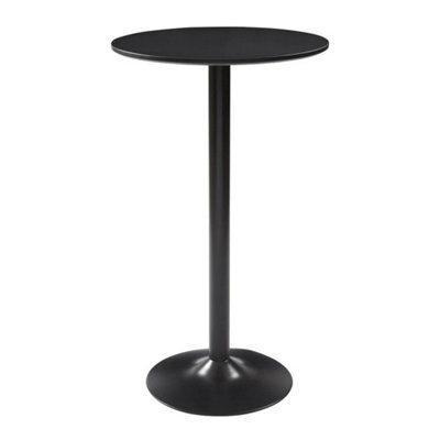 Round Bar Table 60Cm Top For Cocktail Pub Coffee Dining Bistro Kitchen Bar Table - image 1