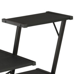 Berkfield Desk With Shelf Black 116X50X93 Cm - thumbnail 5