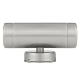 Up & Down Twin Outdoor Ip65 Wall Light - 2 X 7W Led Gu10 - Stainless Steel - thumbnail 3