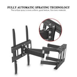 Double Arms Tv Wall Bracket Mount Full Motion For 32-70 Inch For Led Lcd Plasma - thumbnail 6