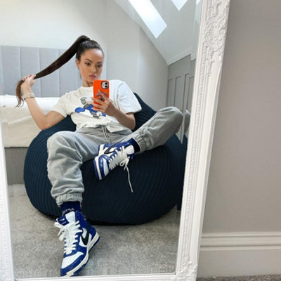 rucomfy Beanbags Rucomfy Jumbo Cord Navy Slouchbag - Indoor Classic Bean Bag For Adults - image 1