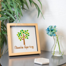 "Nicola Spring 8 X 8"" Photo Frames - Light Wood - 3D Photo Frame Picture Frame Box Portrait Display Case (22.5 X 22.5Cm) Set Of 2" - thumbnail 6