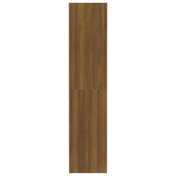 Berkfield Book Cabinet/room Divider Brown Oak 80X30X135 Cm Engineered Wood - thumbnail 6