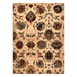 RugsX Wool Carpet Omega Latica Flowers Cream 235X350 Cm - thumbnail 2