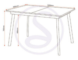 Seconique Avery Extending Dining Set In Grey Oak Effect With Emerald Green Velvet Chairs - thumbnail 3