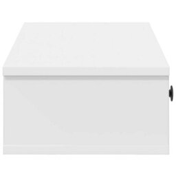 Walplus Wall Shelf With Drawers White 60X28X15 Cm Engineered Wood - thumbnail 5